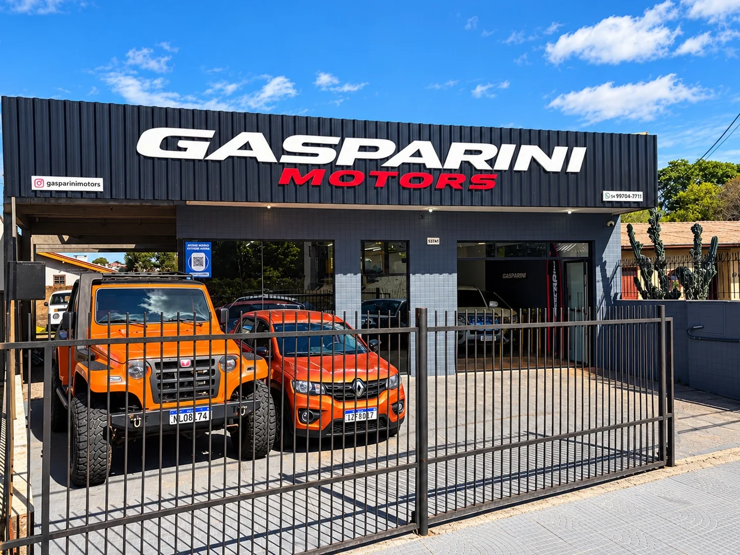 Fachada da Gasparini Motors — R. Guarani, 337